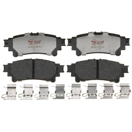 R/M Brakes BRAKE PADS OEM OE Replacement Hybrid Technology Includes Mounting Hardware EHT1391H